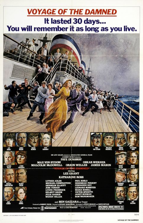 Anthony Higgins - Voyage of the Damned - poster - 1