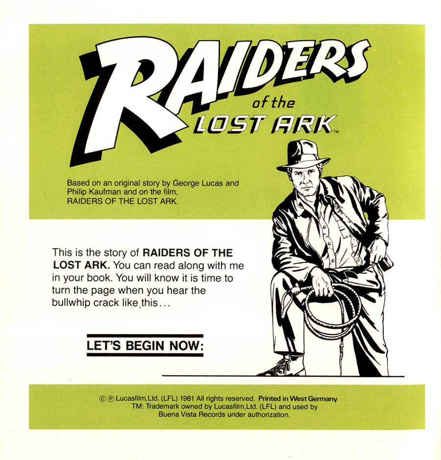 Raiders of the Lost Ark - Audio cassette