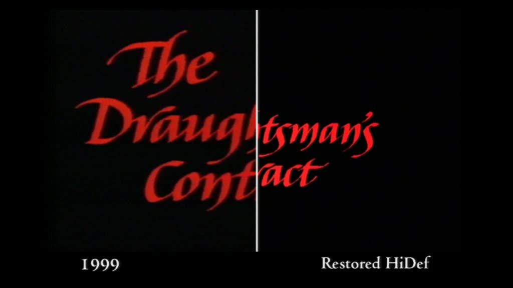 The Draughtsman's Contract - Restoration